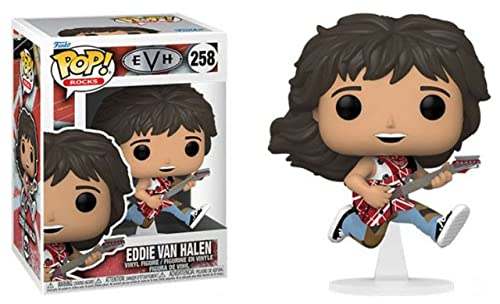 POP Rocks: Eddie [Van] Halen with Guitar Funko Vinyl Figure (Bundled with Compatible Box Protector Case)