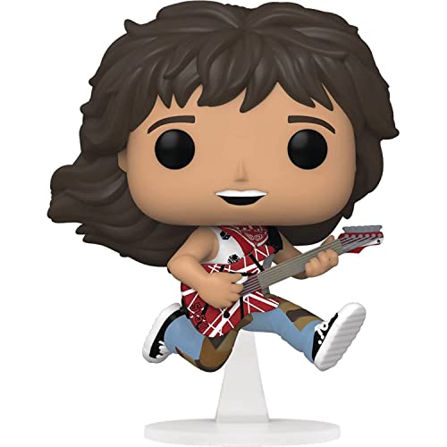 POP Rocks: Eddie [Van] Halen with Guitar Funko Vinyl Figure (Bundled with Compatible Box Protector Case)