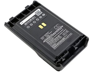 replacement battery for fnb-v130li fnb-v130li-uni,compatible with vertex vx-354 vx-351 vx-359 battery (2200mah)