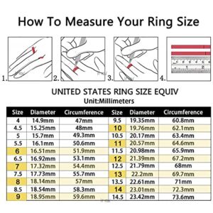 Stainless Steel Band Rings for Men, Sliver Fidget Rings for Anxiety for Women, Cool Plain Spinner Ring Set, Black Mens Wedding Band Ring Pack (10)