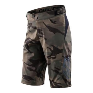 troy lee designs cycling mountain bike trail biking mtb bicycle shorts for youth, flowline short no liner (26, spray camo army)