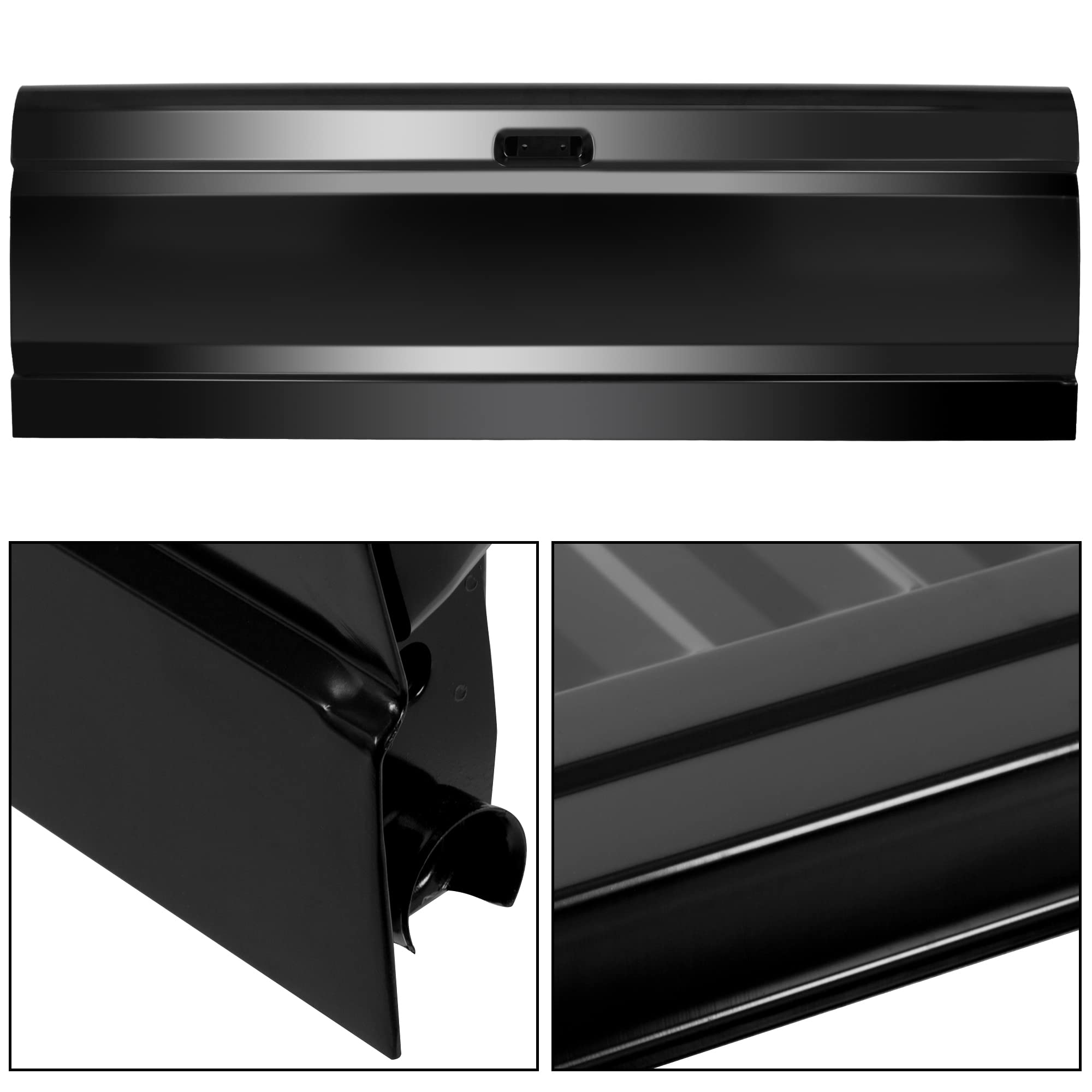 KUAFU Rear Tailgate Replacement Compatible with 1987-1996 Ford F-Series F150 F250 F350 Truck Pick up Bed Replace for Part Number E7TZ9940700A F2TZ9940700A FO1900104