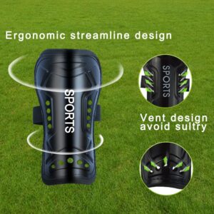 Soccer Shin Guards Pads with Socks Gear for Soccer 3,4,5-16 Year Old and Up Little Girls Boys Kids Child Youth Toddler Teenagers