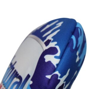 Natural Slice Blue Tie Dye Driver 460cc Club Headcover Handmade by BeeJos