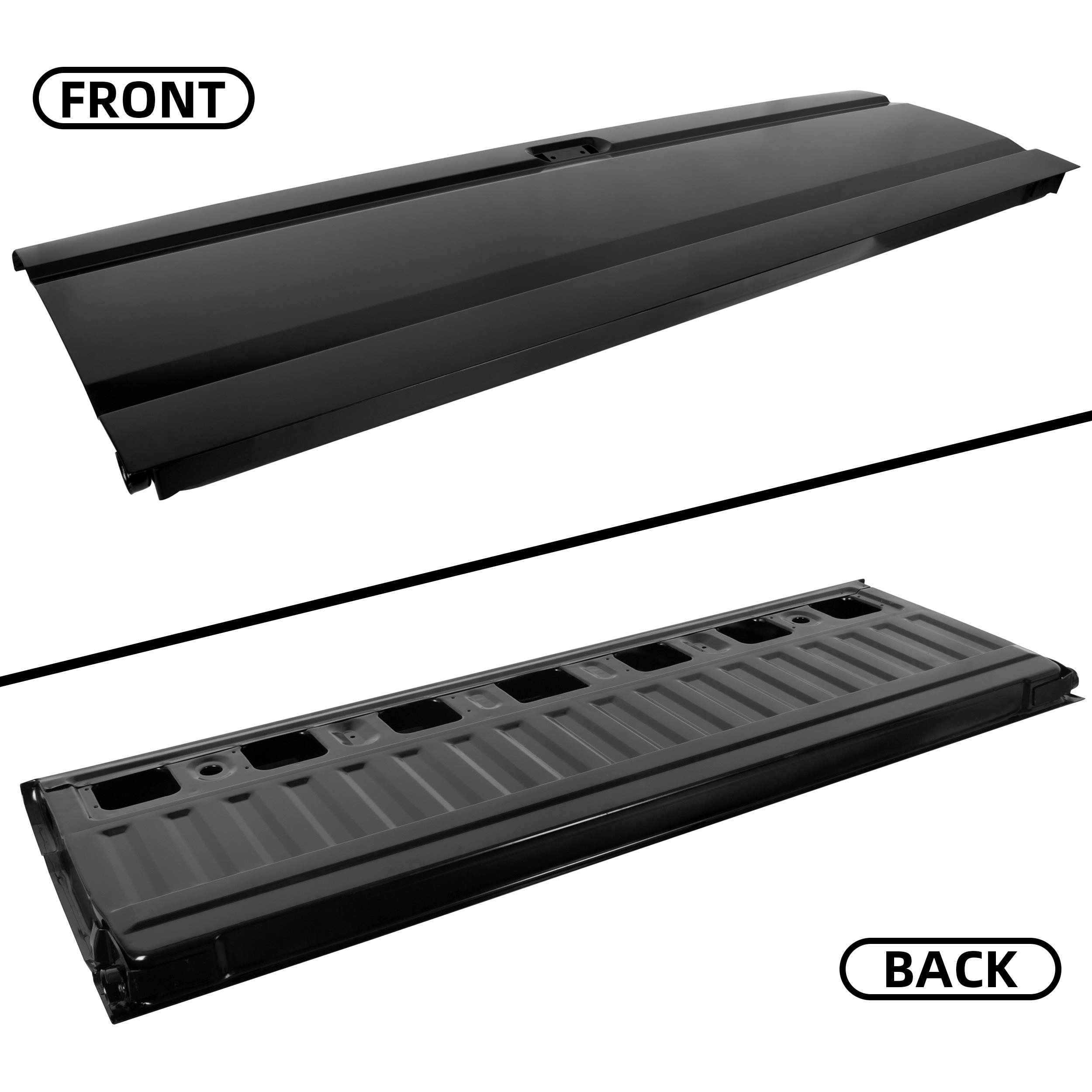 KUAFU Rear Tailgate Replacement Compatible with 1987-1996 Ford F-Series F150 F250 F350 Truck Pick up Bed Replace for Part Number E7TZ9940700A F2TZ9940700A FO1900104