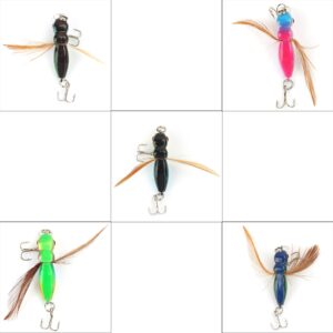 Fishing Lures kit Minnow Lure Hard Bait Crank baits Sinking wobbler Treble Hooks with Tackle Boxes (Ant-5pcs)