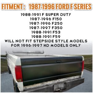 KUAFU Rear Tailgate Replacement Compatible with 1987-1996 Ford F-Series F150 F250 F350 Truck Pick up Bed Replace for Part Number E7TZ9940700A F2TZ9940700A FO1900104