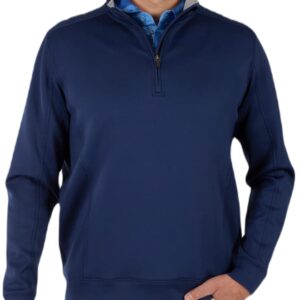 Bobby Jones Performance RTJ Quarter-Zip Pullover (Medium, Summer Navy)