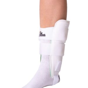 Brace Direct Gel Ankle Brace + Foot Ice Wrap (S/M)-Stirrup Brace & Splint for Ankle Support with Swelling, Inflammation, Acute Ankle Injuries & Chronic Instability