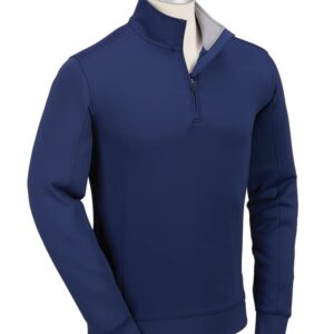 Bobby Jones Performance RTJ Quarter-Zip Pullover (Medium, Summer Navy)