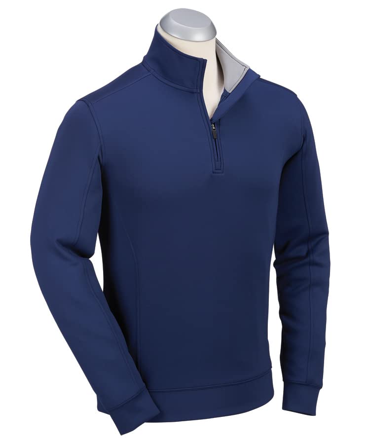 Bobby Jones Performance RTJ Quarter-Zip Pullover (Medium, Summer Navy)