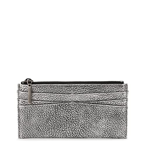 the sak womens Neva Large Leather Card Wallet, Dark Silver, One Size US