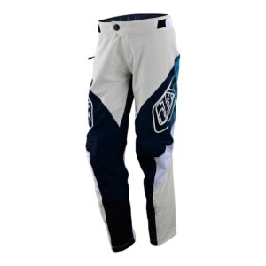 troy lee designs mountain bike cycling bicycle riding mtb pants for youth, sprint pant (24, jet fuel white)