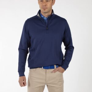 Bobby Jones Performance RTJ Quarter-Zip Pullover (Medium, Summer Navy)