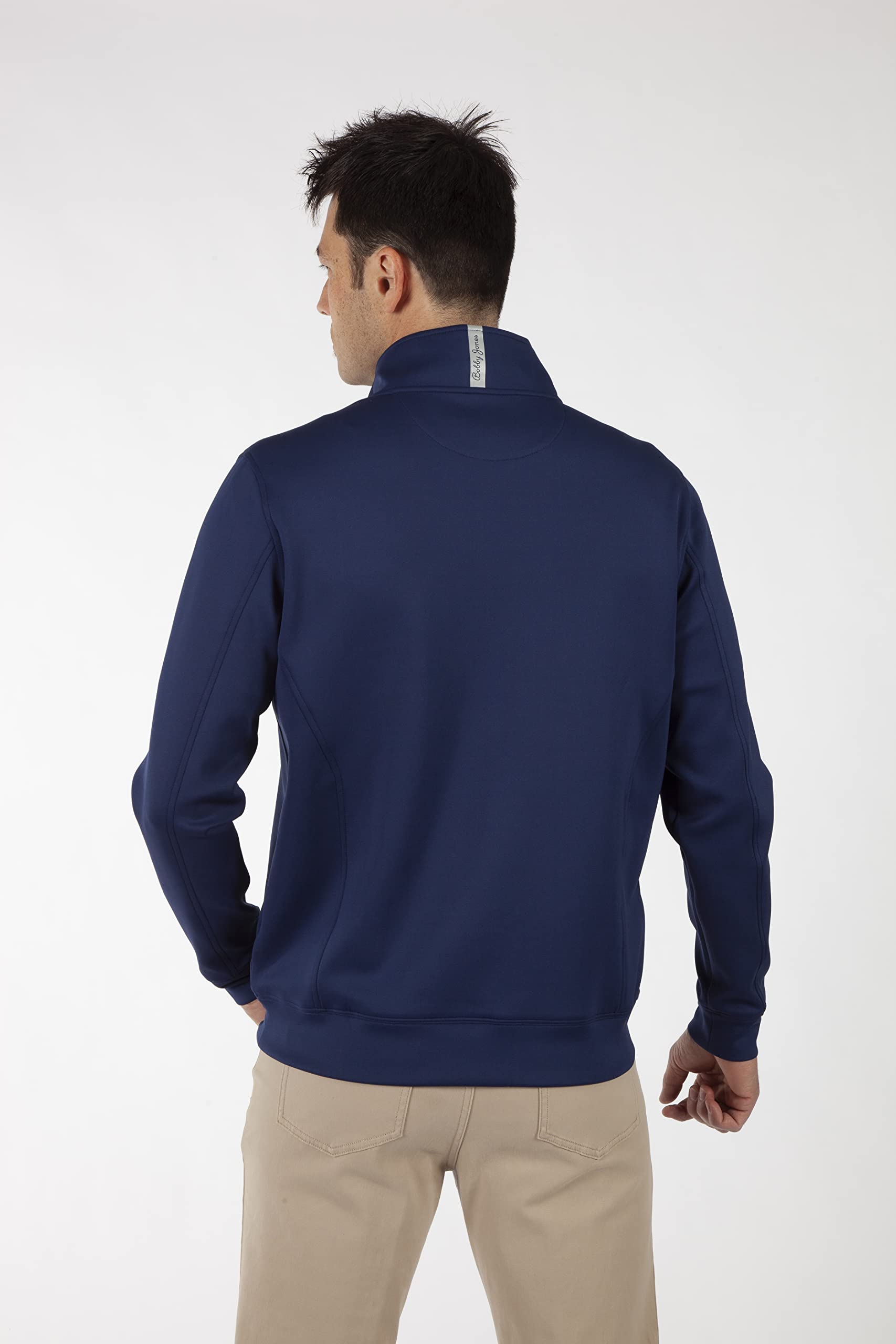 Bobby Jones Performance RTJ Quarter-Zip Pullover (Medium, Summer Navy)