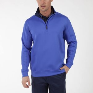 Bobby Jones Performance RTJ Quarter-Zip Pullover (Medium, Marina Blue)