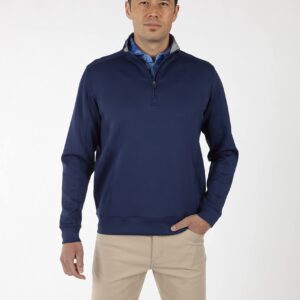 Bobby Jones Performance RTJ Quarter-Zip Pullover (Medium, Summer Navy)