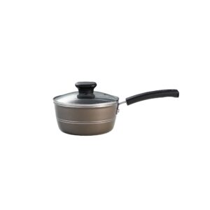 Tramontina Sicilia 1.25 Qt Aluminum Nonstick Covered Sauce Pan - Hazelnut