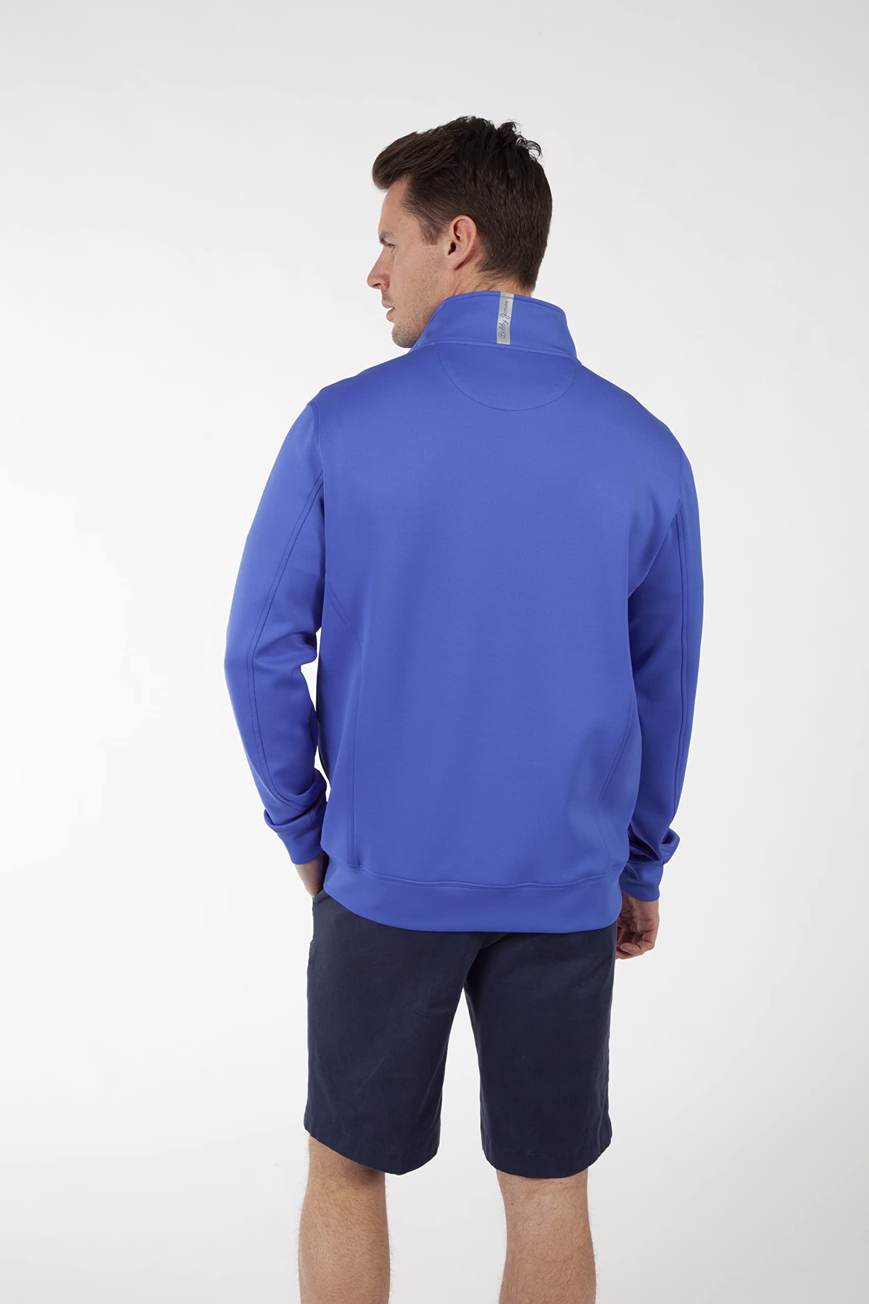 Bobby Jones Performance RTJ Quarter-Zip Pullover (Medium, Marina Blue)