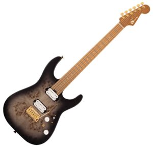 charvel pro-mod dk24 hh 2pt electric guitar - trans black burst