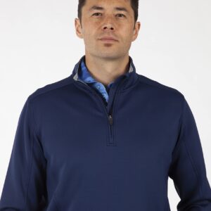 Bobby Jones Performance RTJ Quarter-Zip Pullover (Medium, Summer Navy)