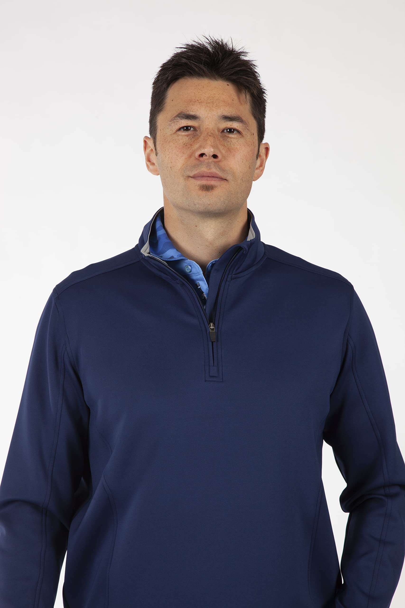 Bobby Jones Performance RTJ Quarter-Zip Pullover (Medium, Summer Navy)