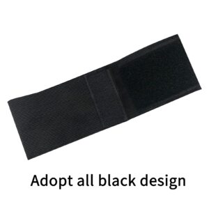 Funeral Mourning Band,Kabcifea 18pcs Full Black Soccer Football Captains Armband,Elastic Adjustable Funeral Bands for Badges