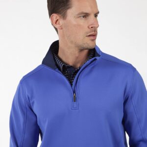 Bobby Jones Performance RTJ Quarter-Zip Pullover (Medium, Marina Blue)