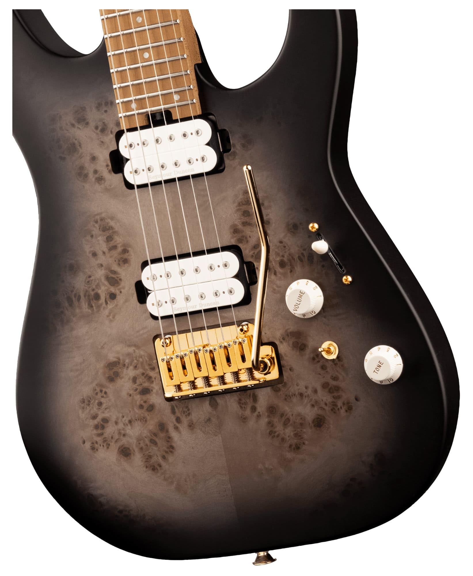 Charvel Pro-Mod DK24 HH 2PT Electric Guitar - Trans Black Burst