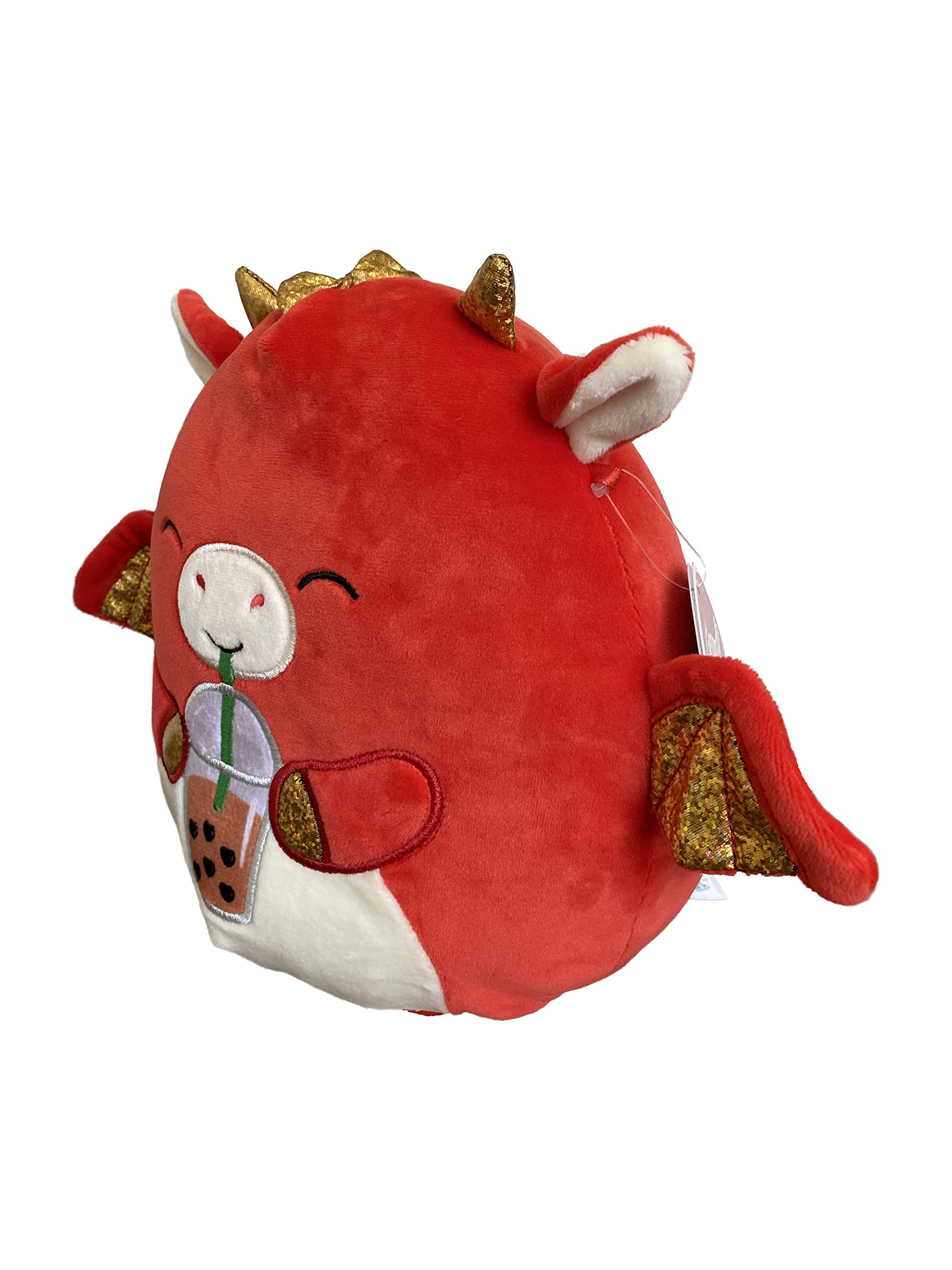 Squishmallows Official Kellytoy Soft Plush (8 Inch, Baiden The Red Dragon)