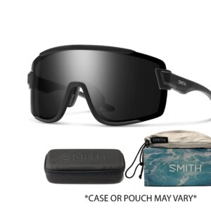 Smith Wildcat 003991C 99MM Matte Black/Chromapop Black Shield Sunglasses for Men for Women + BUNDLE With Designer iWear Complimentary Eyewear Kit, 99 (SMWILDCAT)