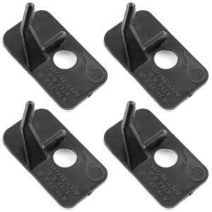 sqxbk arrow rest 4pcs plastic archery arrow rest with adhesive for recurve bow hunting archery right hand