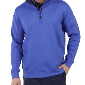 Bobby Jones Performance RTJ Quarter-Zip Pullover (Medium, Marina Blue)