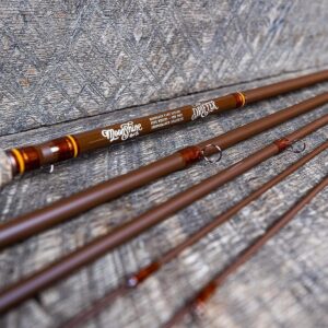 Moonshine Rod Co. Fly Fishing Rod with Carrying Case and Extra Rod Tip Section Medium Action, The Drifter II, 5wt 9'