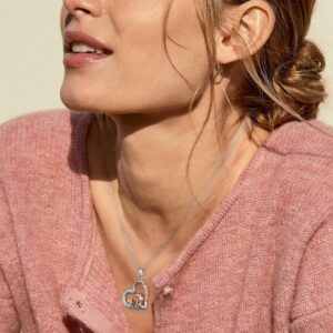 CHIC & ARTSY Mama Elephant Necklace Rose Gold Plated 925 Sterling Silver Lucky Elephant Necklace Never Forget that I Love You Elephant Necklace Mom and Daughter Elephant Necklace for Mothers Day