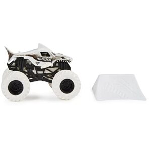 Monster Jam, Official Megalodon Monster Truck, Die-Cast Vehicle, Max Contrast Series, 1:64 Scale, Kids Toys for Boys Ages 3 and up