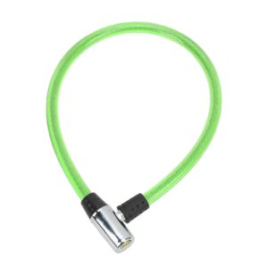 SPYMINNPOO Bike Lock Cable with Key Steel Wire Portable Cable Lock Security Bike Lock for Bike Motorcycle Gate 3 Colors(Green)