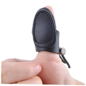 Archery Thumb Guard Thumb Ring Finger Leather Thumb Ring Archery Finger Protector for Hunting Reurve Takedown Bow