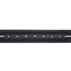 Nautica Men Reversible Casual and Dress Belts with Metal Buckle, Signature Logo-Black Ribbon/Leather, 34"