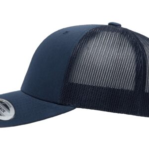 L2K Classics Plain Trucker Mesh Cap Baseball Cap - Mens Hats Trucker Hats for Men - Navy