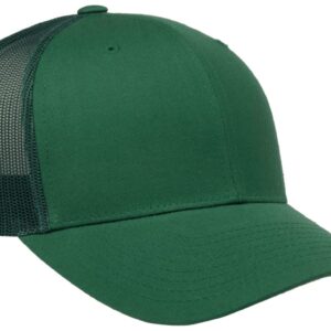 L2K Classics Plain Trucker Mesh Cap Baseball Cap - Mens Hats Trucker Hats for Men - Evergreen