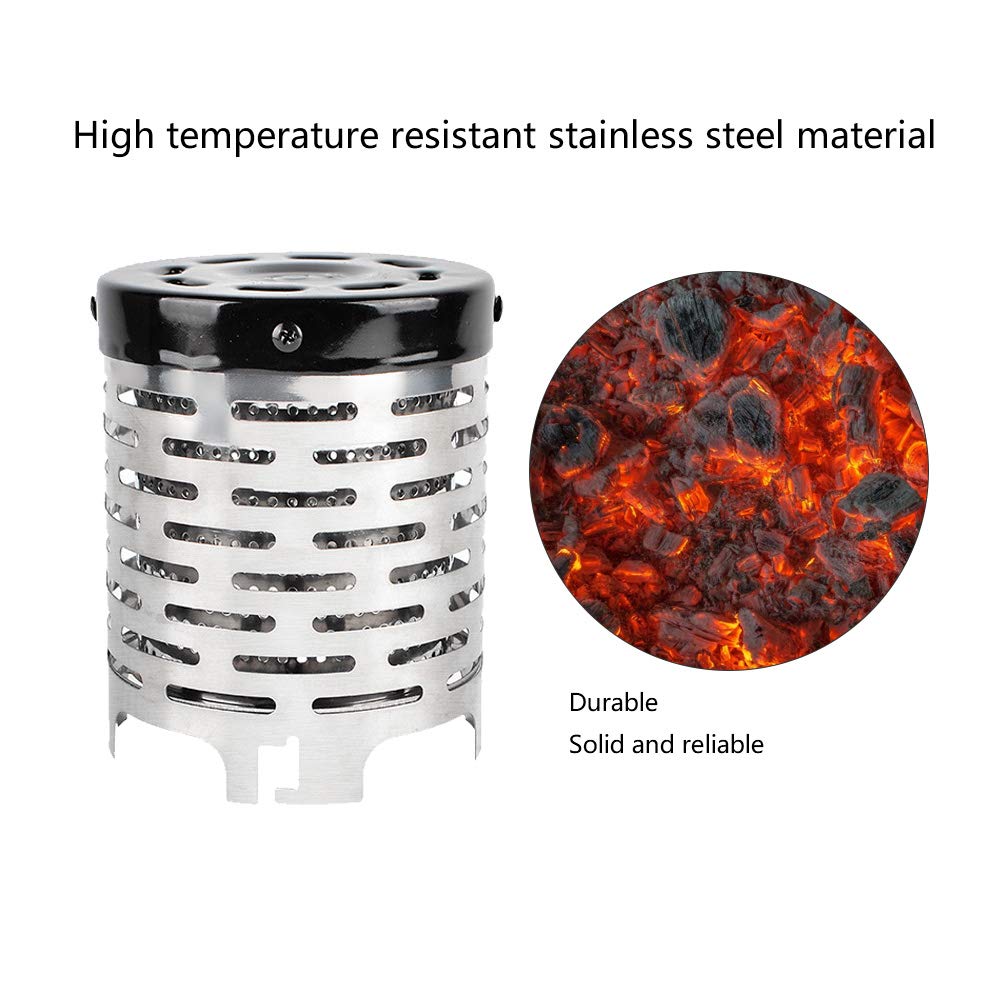 Mini Camping Heater, Outdoor Stainless Steel Tent Heater, Heating Cover with Handle, Suitable for Home and Outdoor Heating, etc(Heating hood)