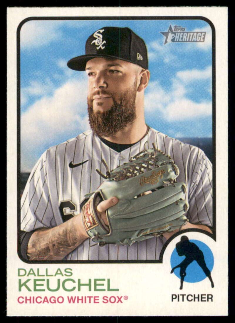 Baseball MLB 2022 Topps Heritage #133 Dallas Keuchel NM Near Mint White Sox