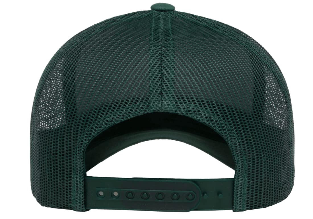 L2K Classics Plain Trucker Mesh Cap Baseball Cap - Mens Hats Trucker Hats for Men - Evergreen