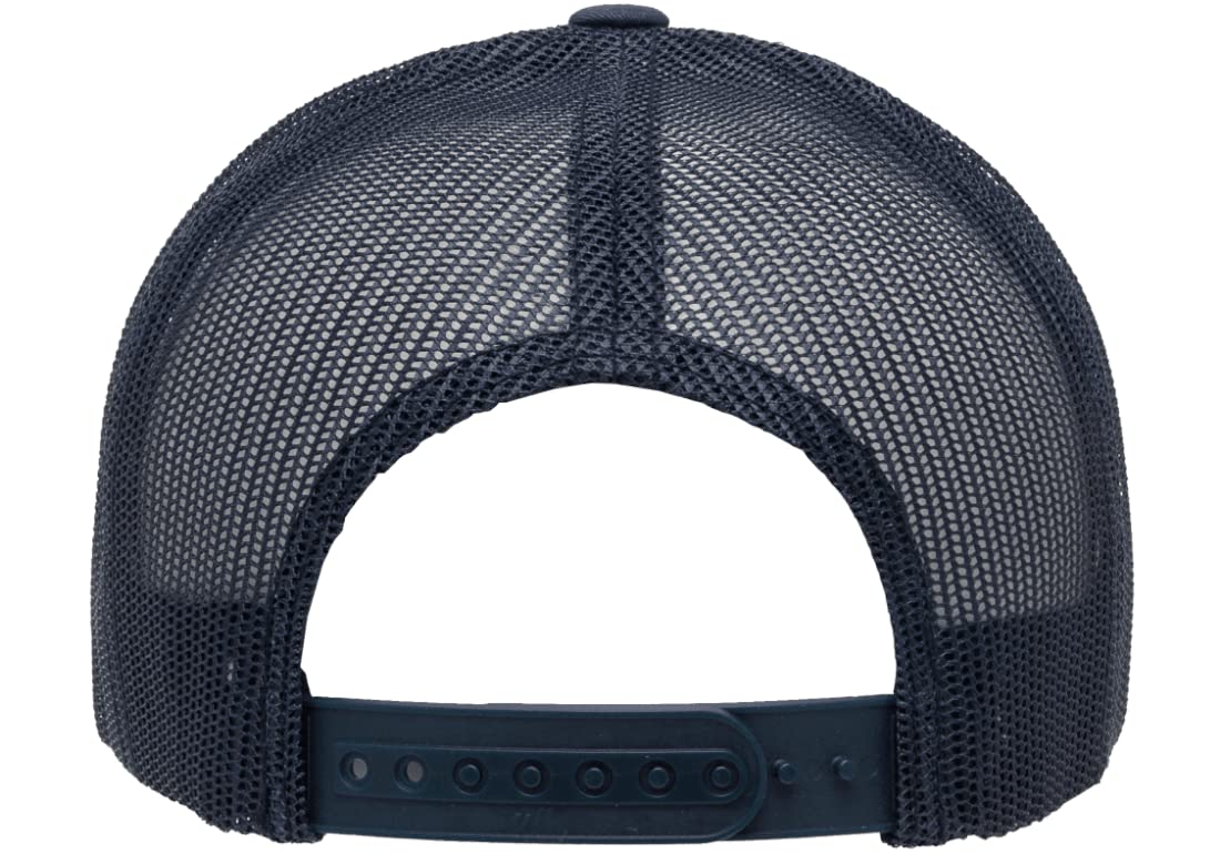 L2K Classics Plain Trucker Mesh Cap Baseball Cap - Mens Hats Trucker Hats for Men - Navy