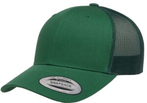 l2k classics plain trucker mesh cap baseball cap - mens hats trucker hats for men - evergreen