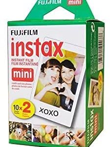 Fujifilm Instax Mini Instant Film, Twin Packs (3 Pack, Total 60,Sheets) 40 Sticker Film Frames + Photo Bouquet Holder