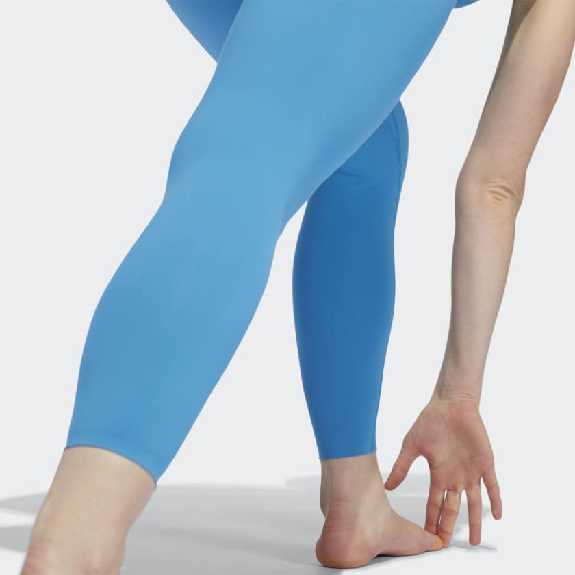 adidas Yoga Luxe Studio 7/8 Tights Women's, Blue, Size XL