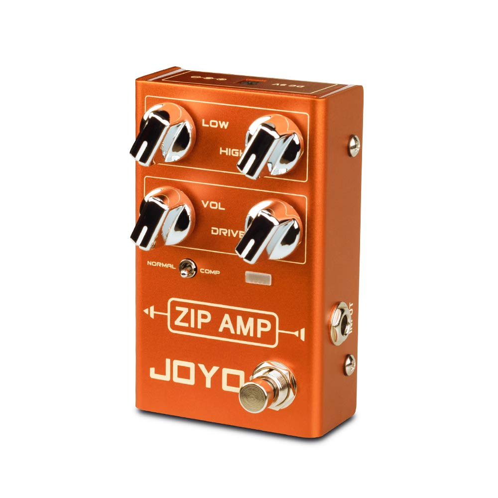 JOYO R-04 ZIP AMP Overdrive Pedal Bundle with JP-06 Noise Blocker Pedal Power Supply