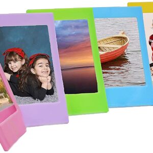 Fujifilm Instax Mini Instant Film, Twin Packs (3 Pack, Total 60,Sheets) 40 Sticker Film Frames + Photo Bouquet Holder